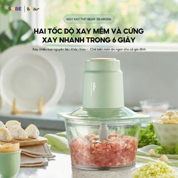 Đặc điểm nổi bật của máy xay thịt Bear SB-MX20A