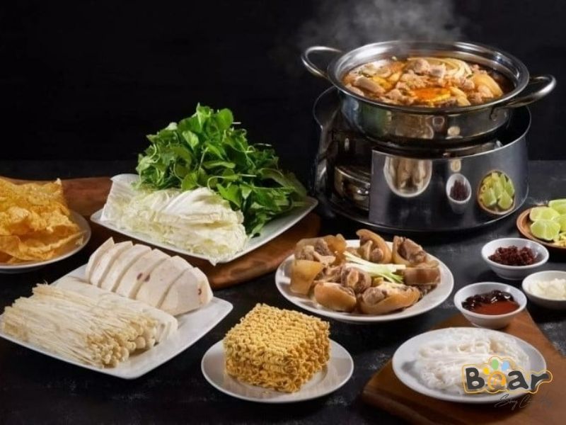 Nấu lẩu đuôi bò