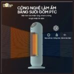 Quạt sưởi gốm Bear DNQ-C20B1 thiết kế đẹp