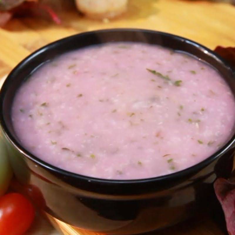 Cháo tôm rau dền