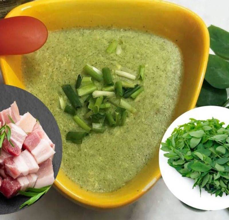 Cháo thịt heo rau ngót